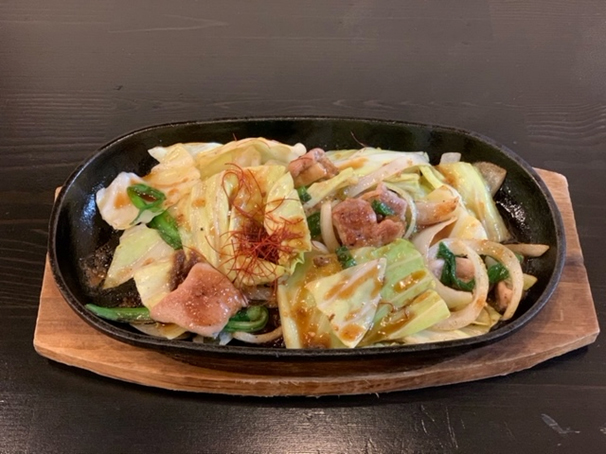 赤センマイ鉄板焼き